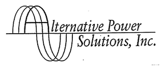 ALTERNATIVE POWER SOLUTIONS, INC.