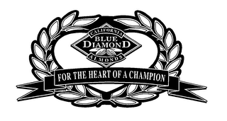 CALIFORNIA BLUE DIAMOND ALMONDS FOR THE HEART OF A CHAMPION