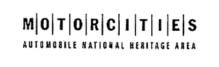 MOTORCITIES AUTOMOBILE NATIONAL HERITAGE AREA