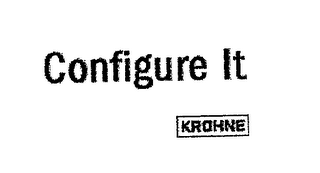 CONFIGURE IT KROHNE