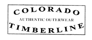 COLORADO AUTHENTIC OUTERWEAR TIMBERLINE