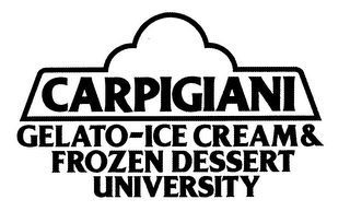 CARPIGIANI GELATO-ICE CREAM & FROZEN DESSERT UNIVERSITY