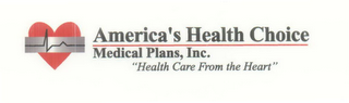 AMERICA'S HEALTH CHOICE MEDICAL PLANS, INC. "HEALTH CARE FROM THE HEART"