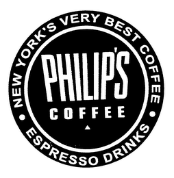 PHILIP'S COFFEE NEW YORK'S VERY BEST COFFEE ESPRESSO DRINKS