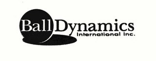 BALL DYNAMICS INTERNATIONAL, INC.