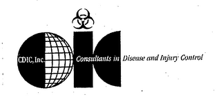 CDIC, INC. CONSULTANTS IN DISEASE AND INJURY CONTROL