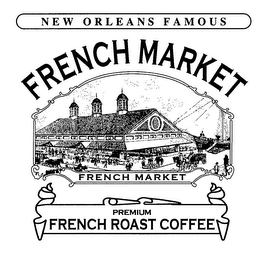 NEW ORLEANS FAMOUS FRENCH MARKET PREMIUM FRENCH ROAST COFFEE