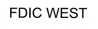 FDIC WEST