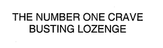 THE NUMBER ONE CRAVE BUSTING LOZENGE