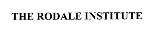 THE RODALE INSTITUTE