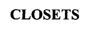 CLOSETS
