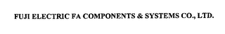 FUJI ELECTRIC FA COMPONENTS & SYSTEMS CO., LTD.