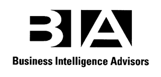 BIA BUSINESS INTELLIGENCE ADVISORS