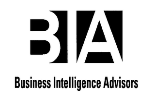 BIA BUSINESS INTELLIGENCE ADVISORS