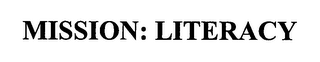 MISSION: LITERACY