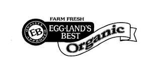 FARM FRESH EB QUALITY APPROVED EGG-LAND'S BEST ORGANIC