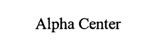 ALPHA CENTER