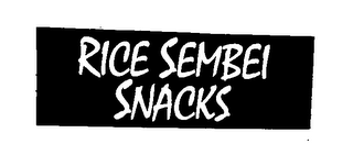 RICE SEMBEI SNACKS