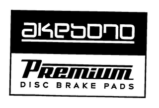 AKEBONO PREMIUM DISC BRAKE PADS