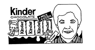 KINDER CHOCOLATE +MILK -COCOA