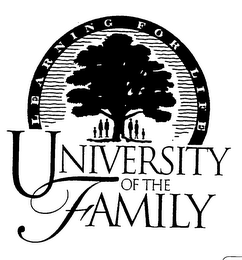 UNIVERSITY OF THE FAMILY LEARNING FOR LIFE