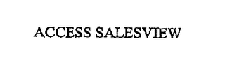 ACCESS SALESVIEW