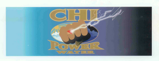 CHI POWER WATER - SURROUNDING OVAL W/SUN, CLOUDS, FIST WITH TRIANGLE RING & LIGHTENING