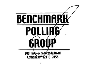 BENCHMARK POLLING GROUP 800 TROY-SCHENECTADY ROAD LATHAM, NY 12110-2455