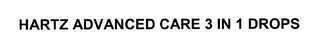 HARTZ ADVANCED CARE 3 IN 1 DROPS
