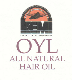 KEMI LABORATORIES OYL ALL NATURAL HAIR OIL