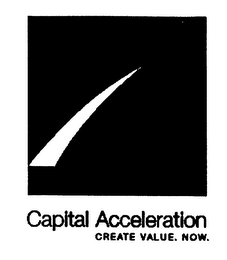 CAPITAL ACCELERATION CREATE VALUE. NOW.