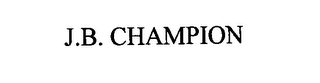 J.B. CHAMPION