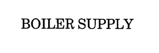 BOILER SUPPLY