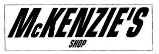 MCKENZIE'S SHOP