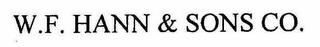 W.F. HANN & SONS CO.