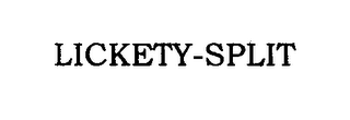 LICKETY-SPLIT