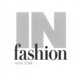 IN FASHION NEW YORK