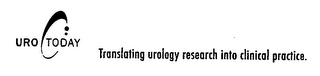 URO TODAY TRANSLATING UROLOGY RESEARCH INTO CLINICAL PRACTICE.