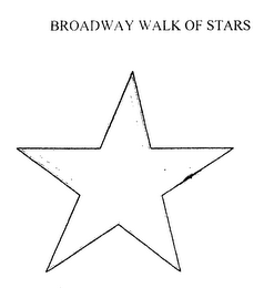 BROADWAY WALK OF STARS