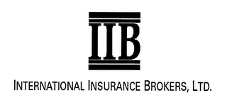 IIB INTERNATIONAL INSURANCE BROKERS, LTD.