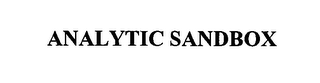 ANALYTIC SANDBOX