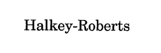 HALKEY-ROBERTS