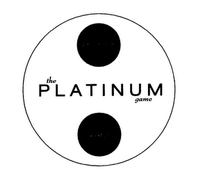 THE PLATINUM GAME