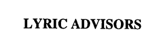 LYRIC ADVISORS