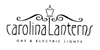 CAROLINA LANTERNS GAS & ELECTRIC LIGHTS