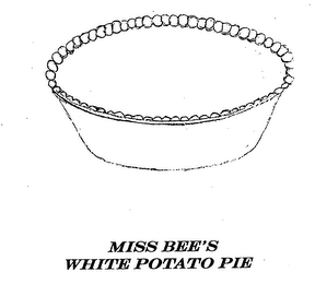 MISS BEE'S WHITE POTATO PIE