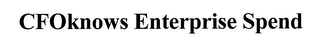 CFOKNOWS ENTERPRISE SPEND