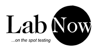 LABNOW ...ON THE SPOT TESTING