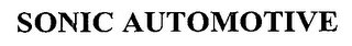 SONIC AUTOMOTIVE