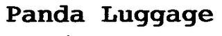 PANDA LUGGAGE